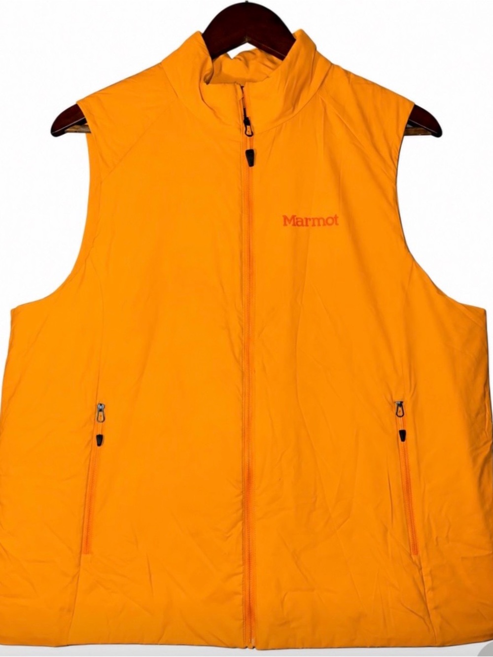 Marmot Women's Novus LT Insulated Vest Large Golden Sun PrimaLoft Outdoor
